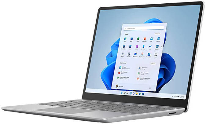 Refurbished Microsoft Surface Laptop Go – i5 1035G1, 8GB RAM, 256GB SSD | Lightweight Touchscreen Laptop